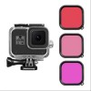 GoPro Hero 8 Underwater Case - Dive Filter 3pcs - Floating Bar Combo